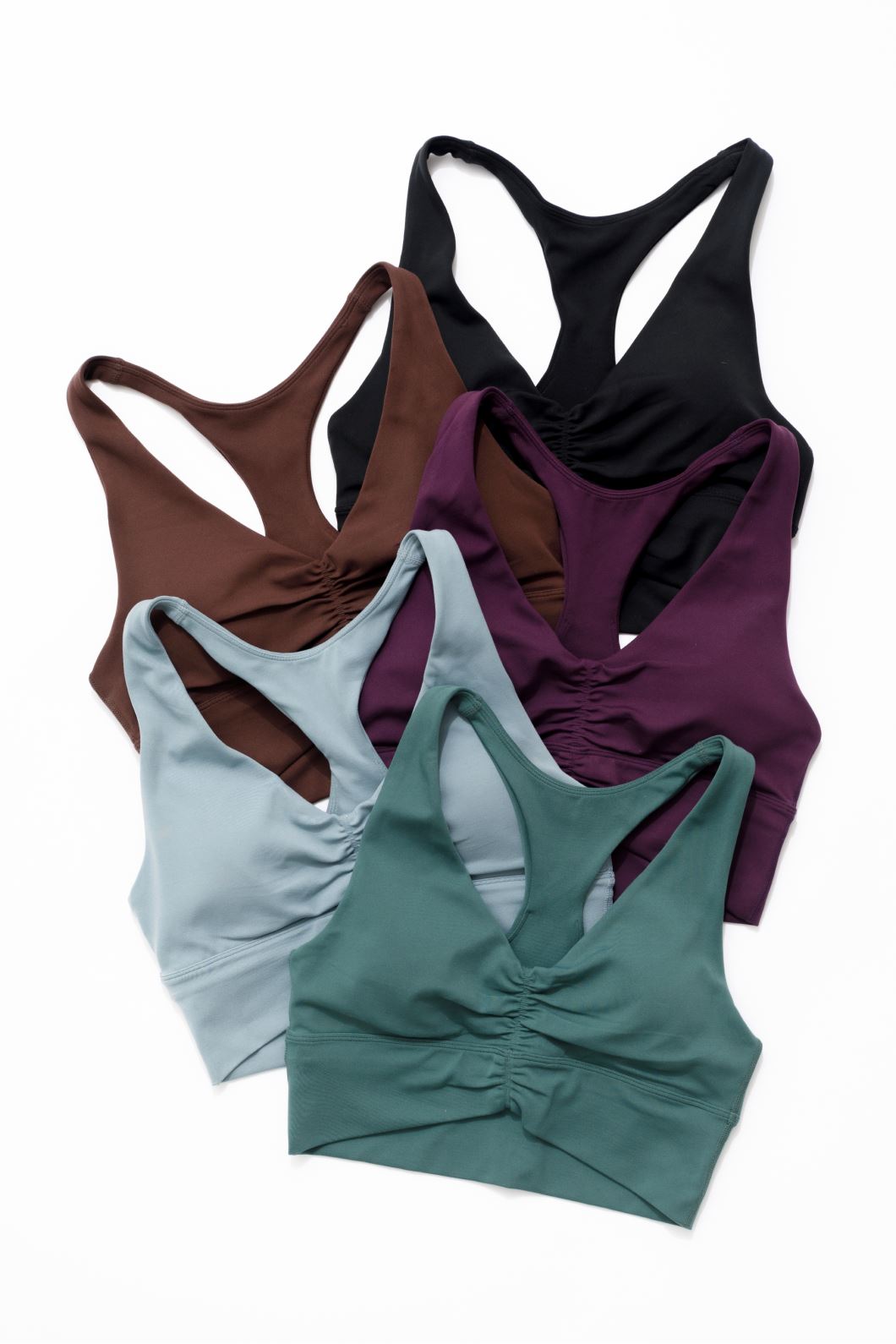 Reluna™ Ruched Sports Bra Black