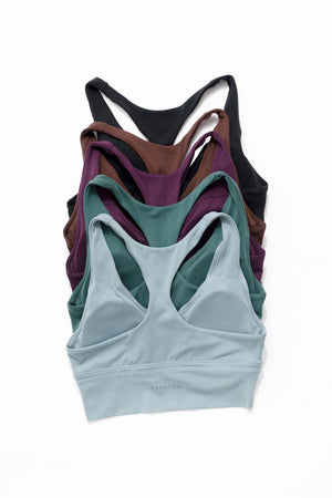 Reluna™ Ruched Sports Bra Black
