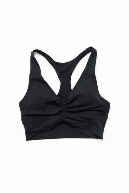 Reluna™ Ruched Sports Bra Black