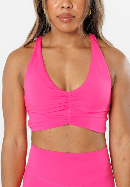 Reluna™ Ruched Sports Bra Crush