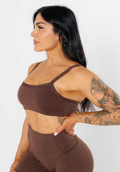 Reluna™ Multi-Fit Sports Bra Walnut
