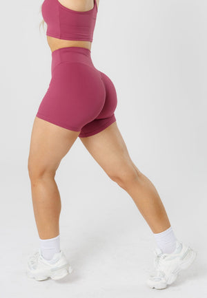 RecStretch™ Original High-Rise Sculptseam® Plus Short 5” Raspberry