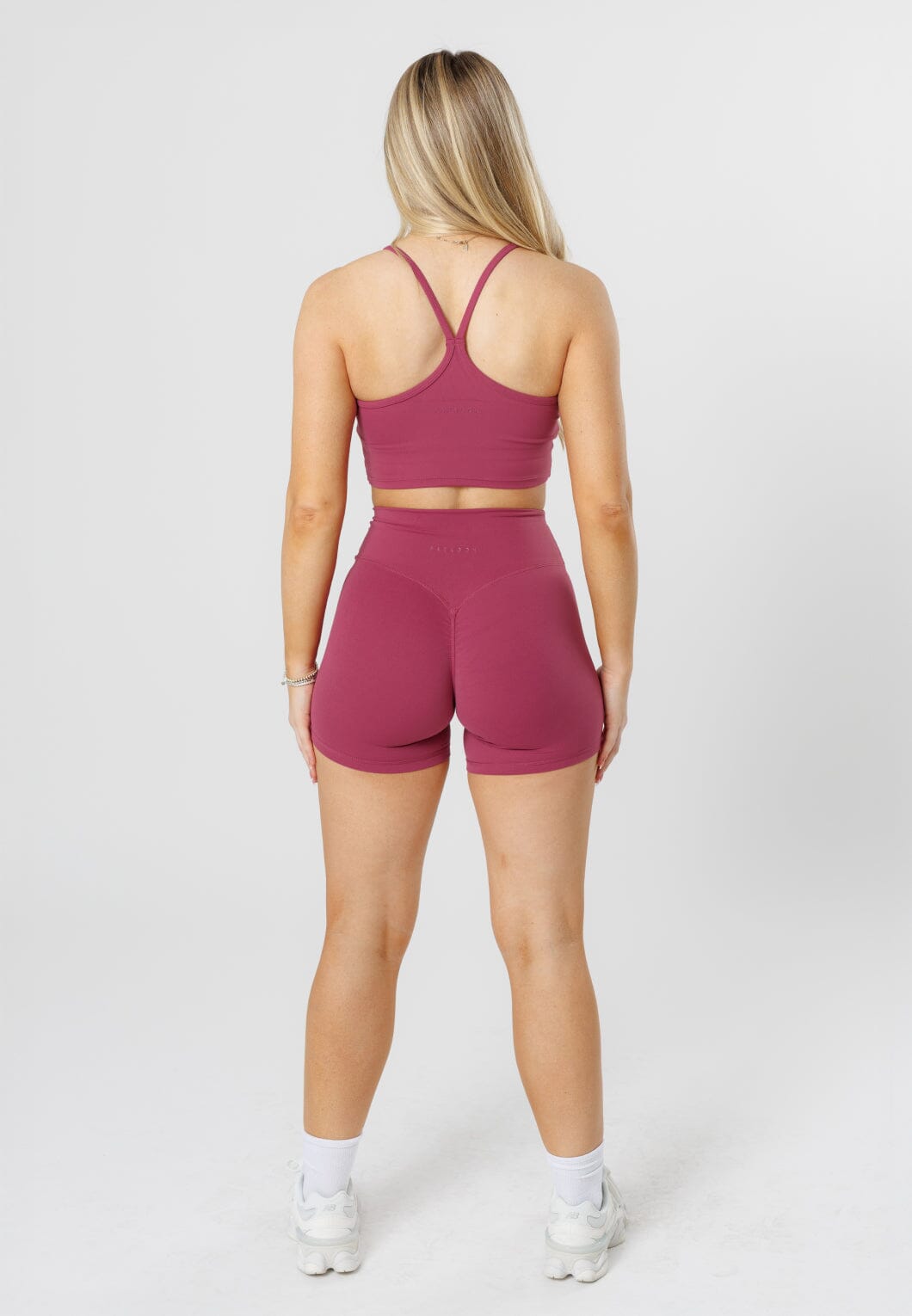 RecStretch™ Original High-Rise Sculptseam® Plus Short 5” Raspberry