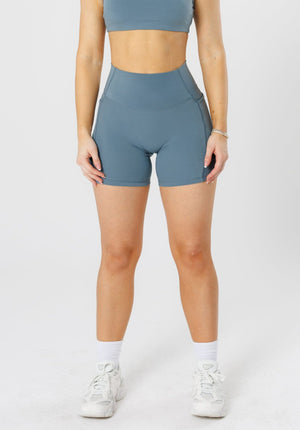 Reluna Empower High-Rise Sculptseam®  Plus Pocket Short 6” Slate