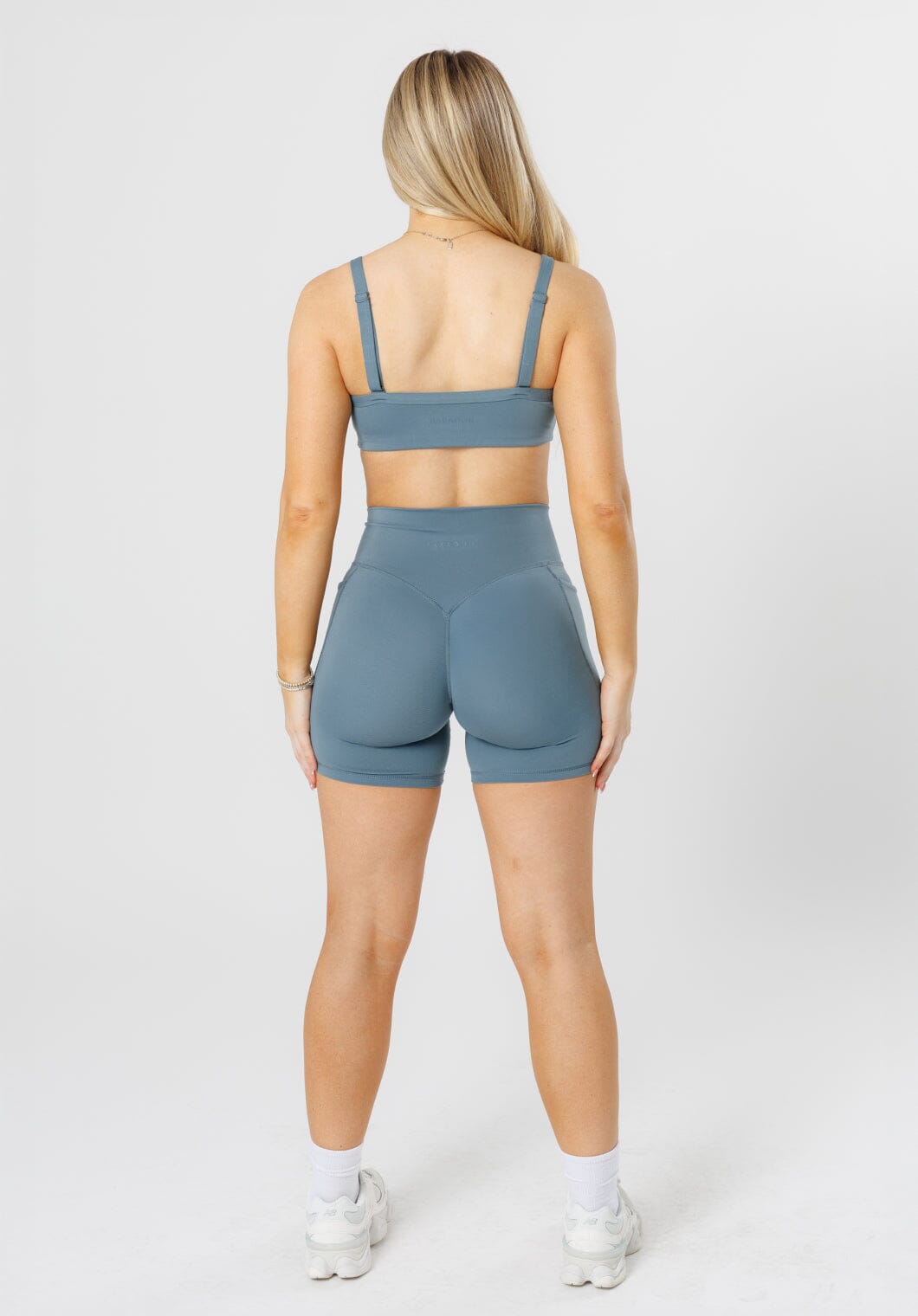 Reluna Empower High-Rise Sculptseam®  Plus Pocket Short 6” Slate