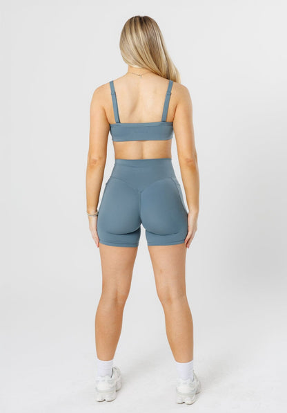 Reluna Empower High-Rise Sculptseam®  Plus Pocket Short 6” Slate