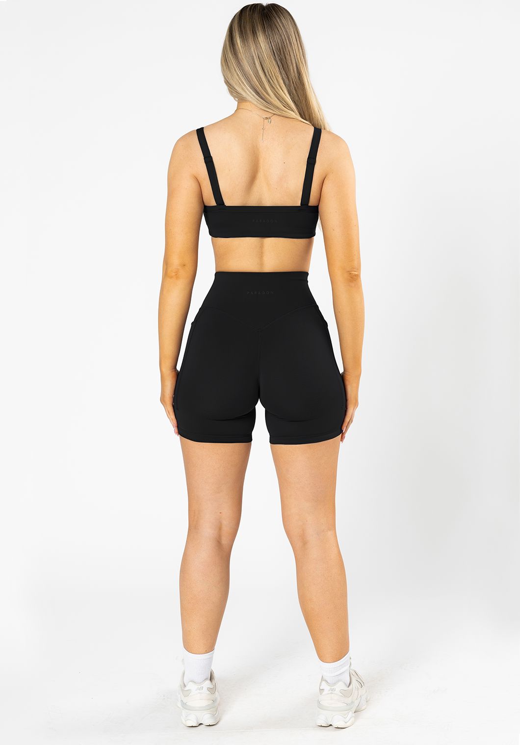 Reluna™ Empower High-Rise Sculptseam® Pocket Short 6” Black