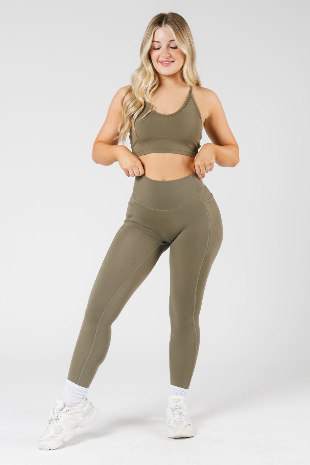 Reluna Empower High-Rise Sculptseam® Pocket Legging Everglades