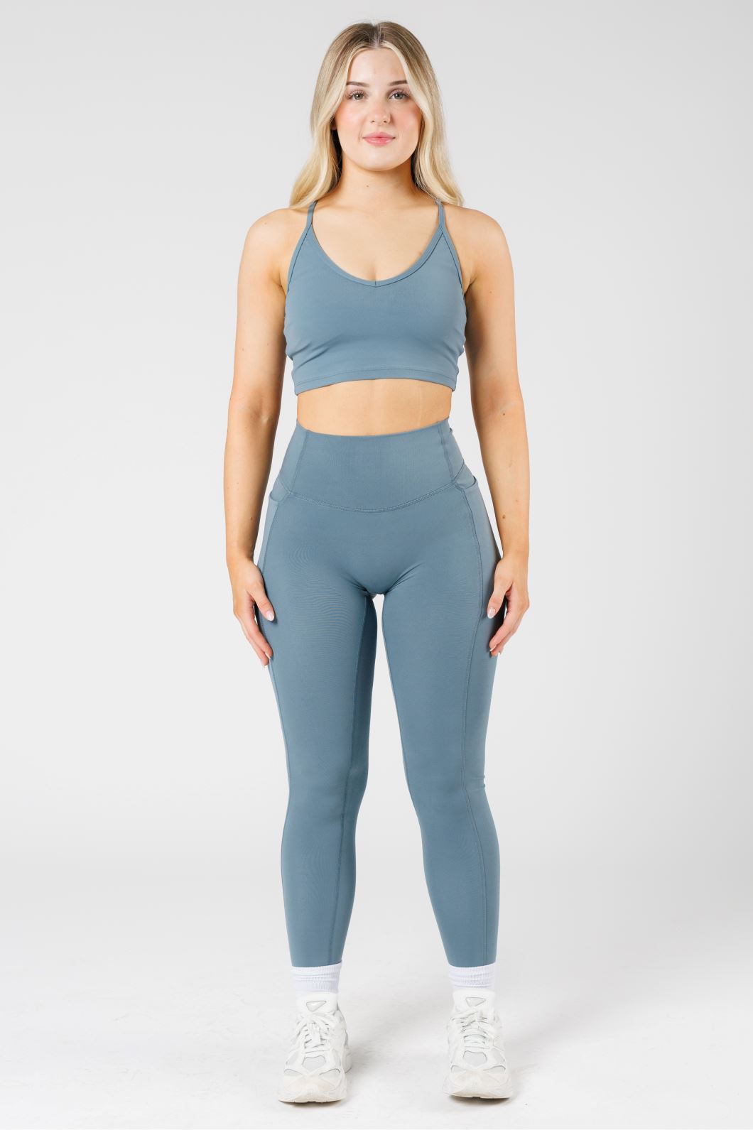 Reluna Empower High-Rise Sculptseam® Pocket Legging Slate
