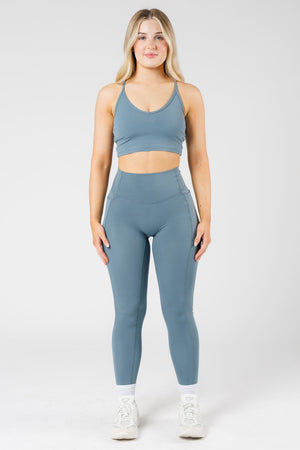 Reluna Empower High-Rise Sculptseam® Pocket Legging Slate