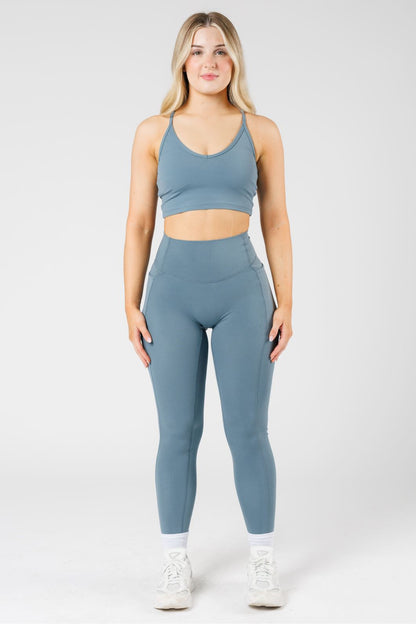 Reluna Empower High-Rise Sculptseam® Pocket Legging Slate