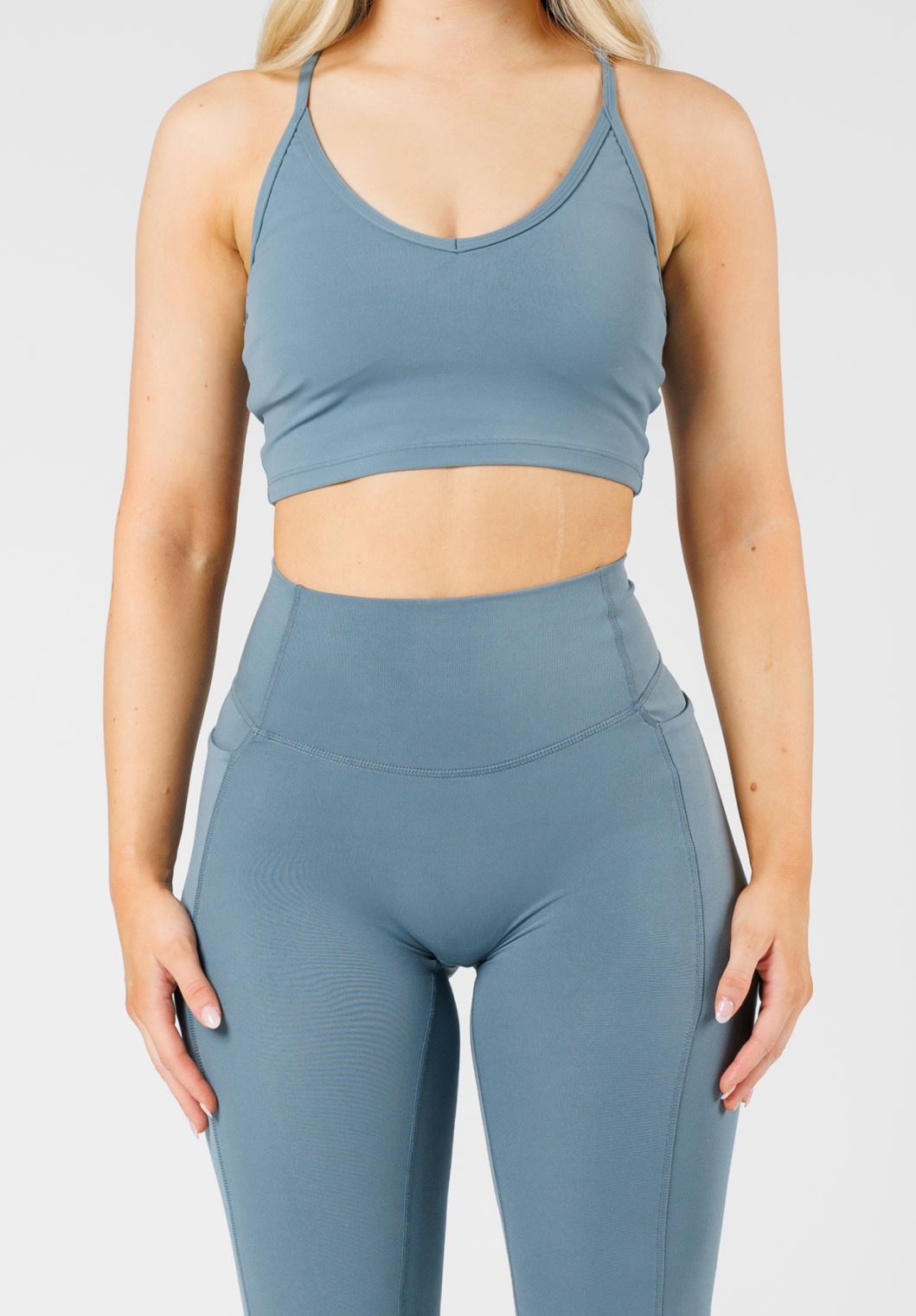 Reluna Empower High-Rise Sculptseam® Pocket Legging Slate