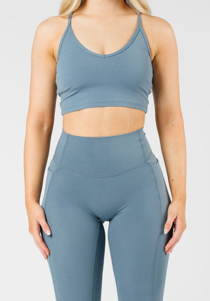Reluna Empower High-Rise Sculptseam® Pocket Legging Slate