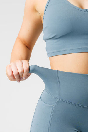 Reluna Empower High-Rise Sculptseam® Pocket Legging Slate