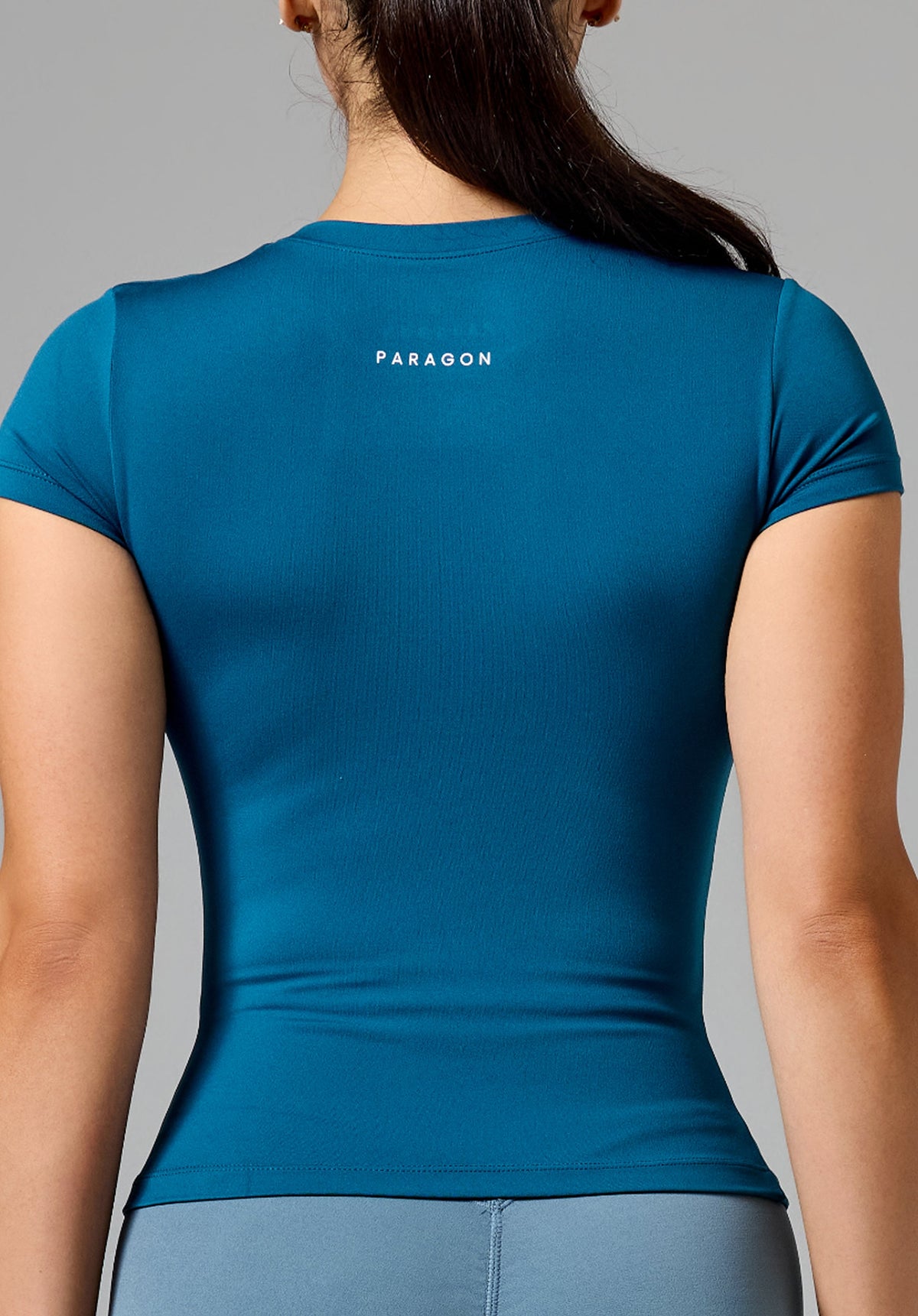 Reluna™ Full Length Short Sleeve Top Jewel