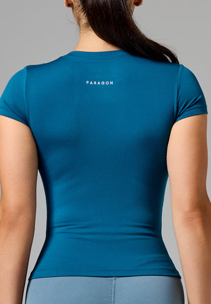 Reluna™ Full Length Short Sleeve Top Jewel