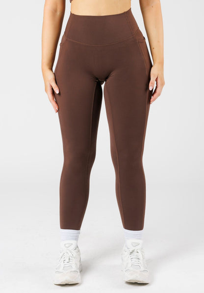 Reluna™  Empower High-Rise Sculptseam® Pocket Legging Walnut