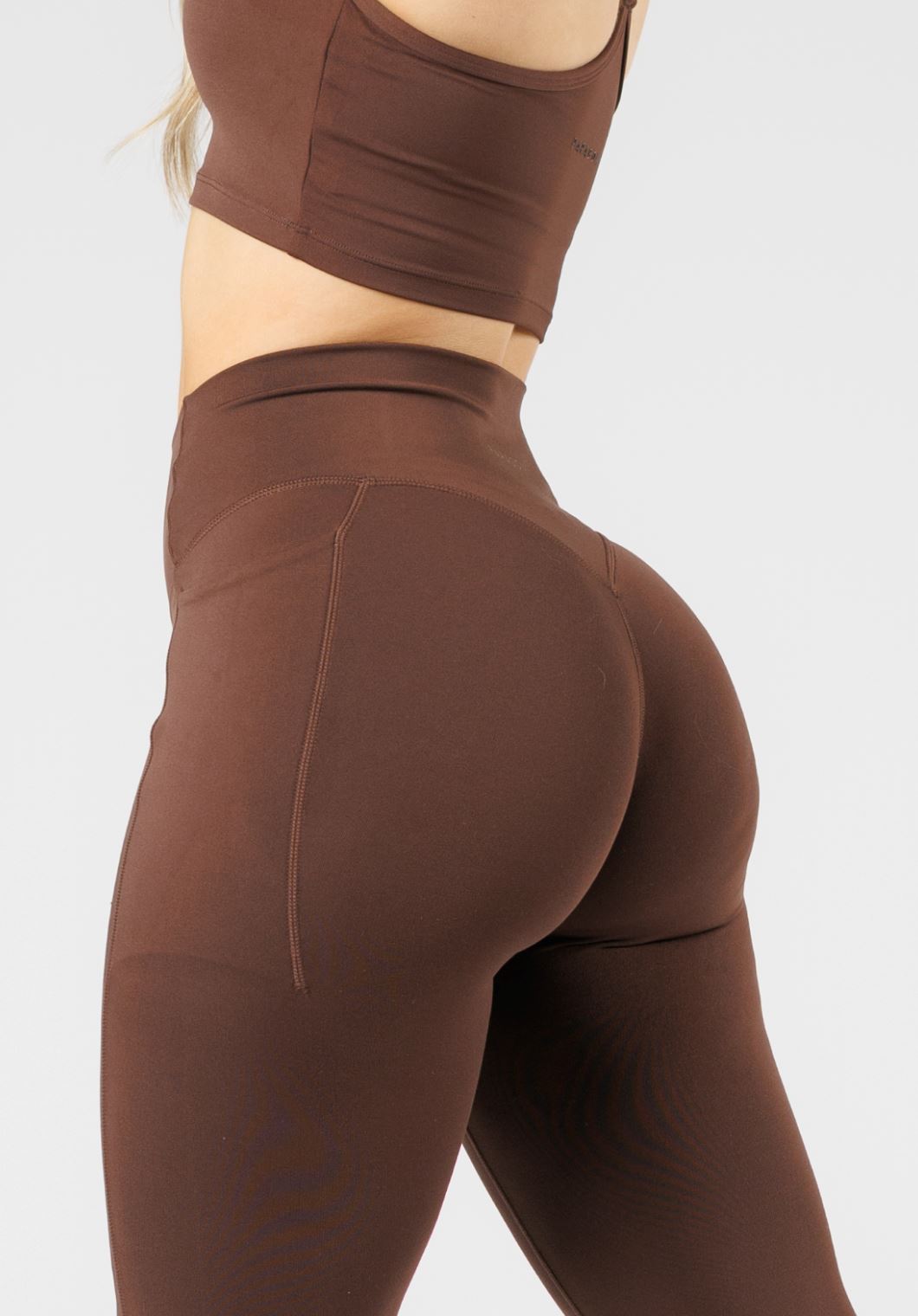Reluna™  Empower High-Rise Sculptseam® Pocket Legging Walnut