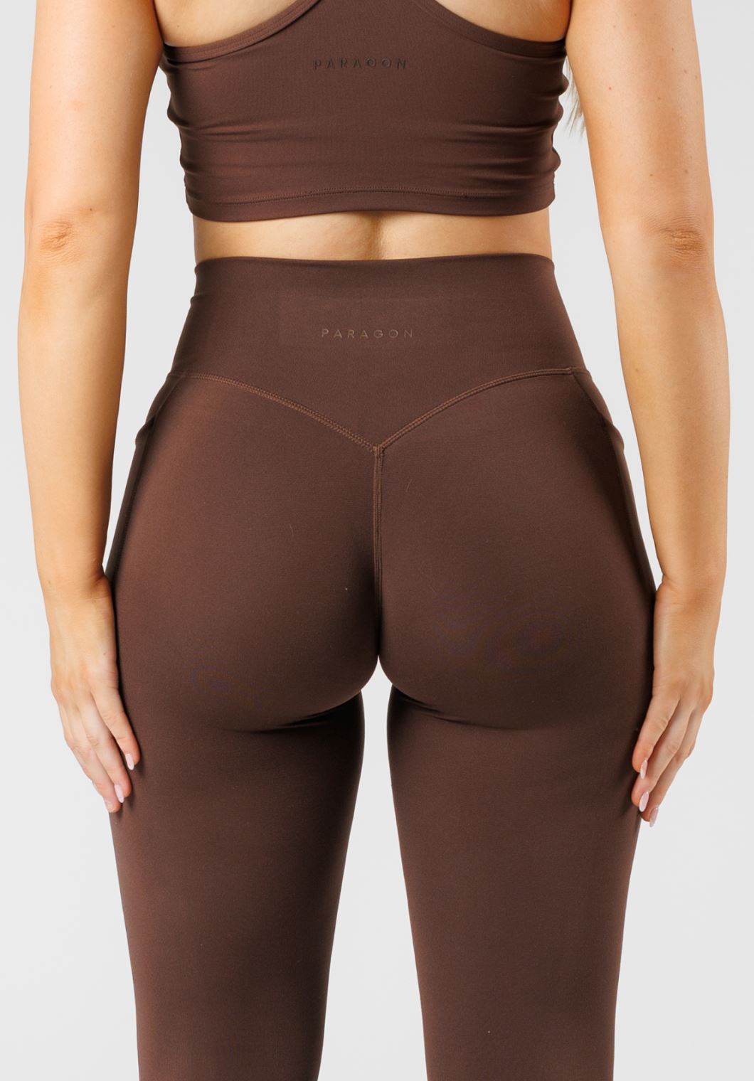 Reluna™  Empower High-Rise Sculptseam® Pocket Legging Walnut
