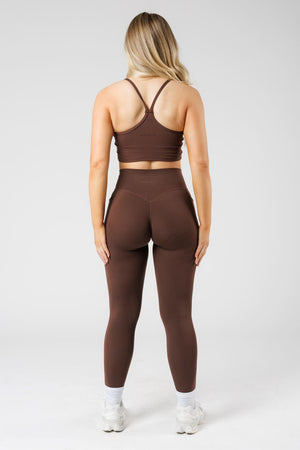 Reluna™  Empower High-Rise Sculptseam® Pocket Legging Walnut