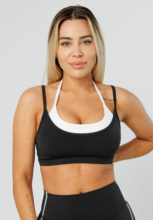 Reluna™ Double-Layer Sports Bra Black