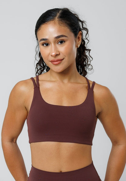 RecStretch™ Radiate Sports Bra Cinnamon