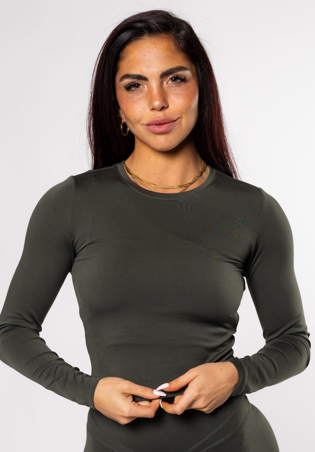Reluna™ Mid Length Long Sleeve Top Cocktail Hour