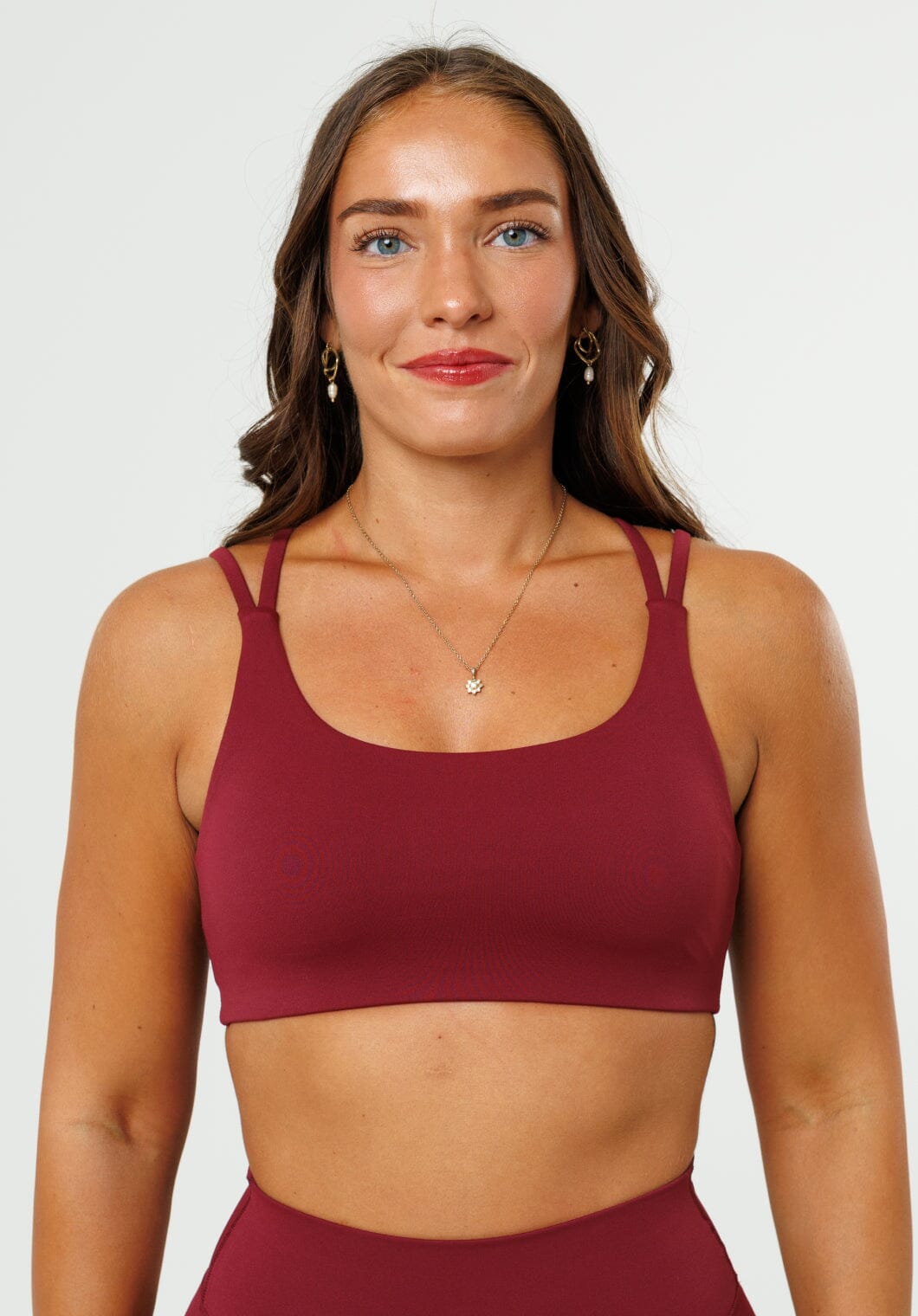 RecStretch Radiate Sports Bra Red Velvet