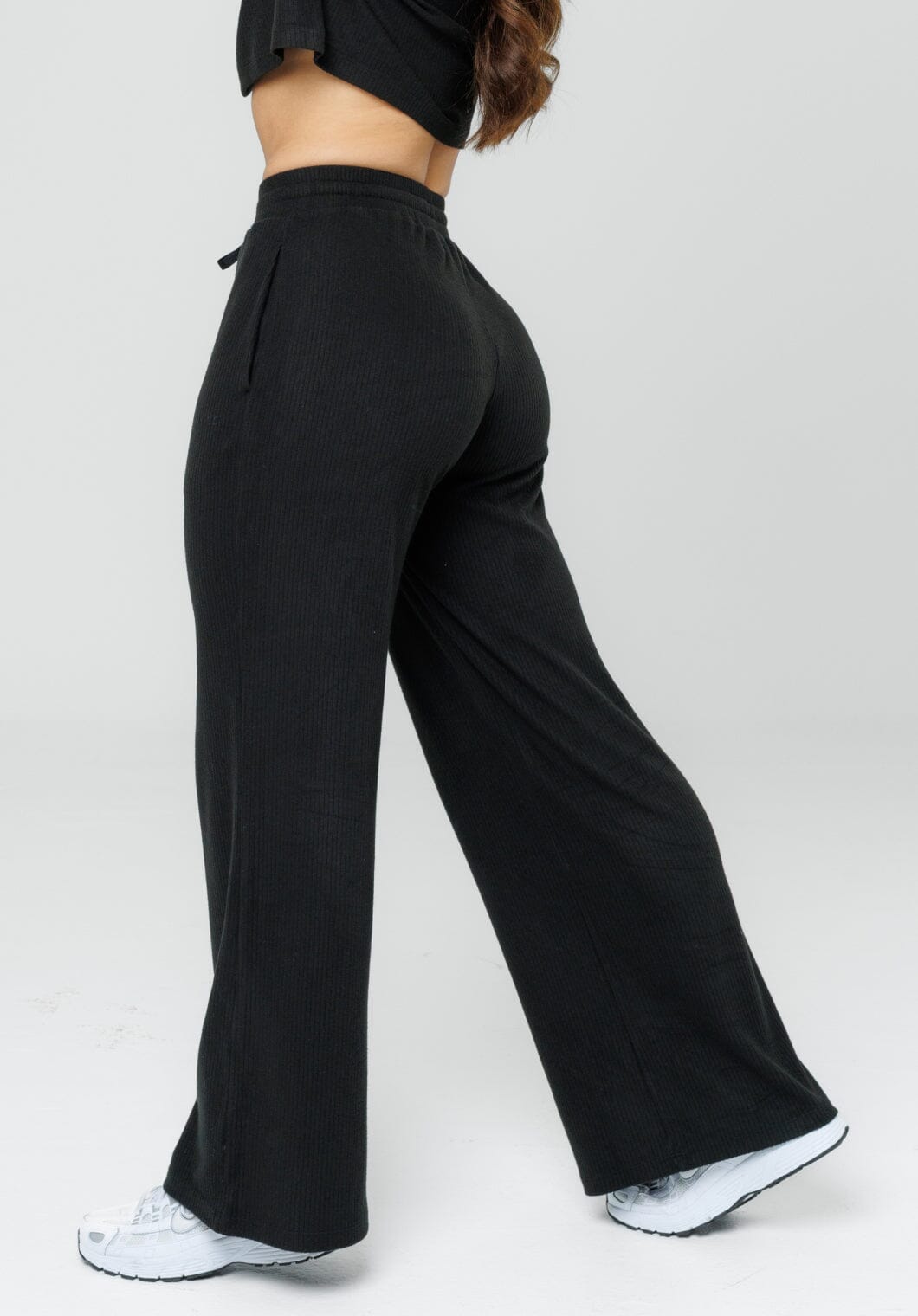 CozyRib™ Daydream Wide Leg Pant Black