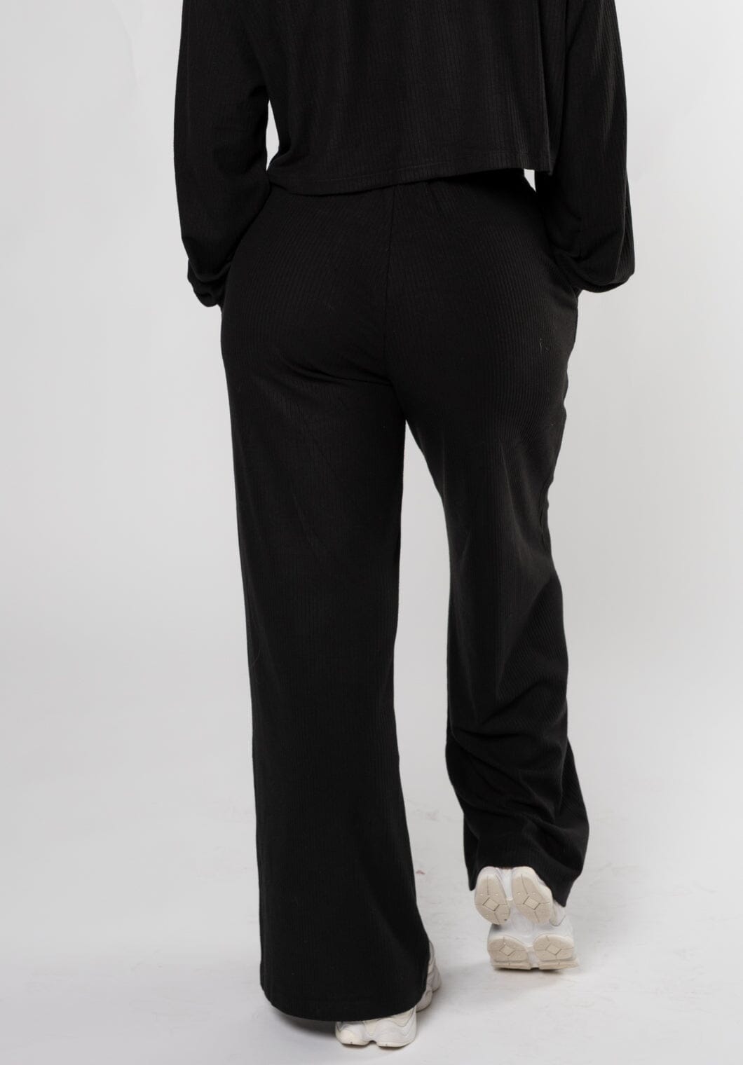 CozyRib™ Daydream Sculptseam® Wide Leg Pant Black