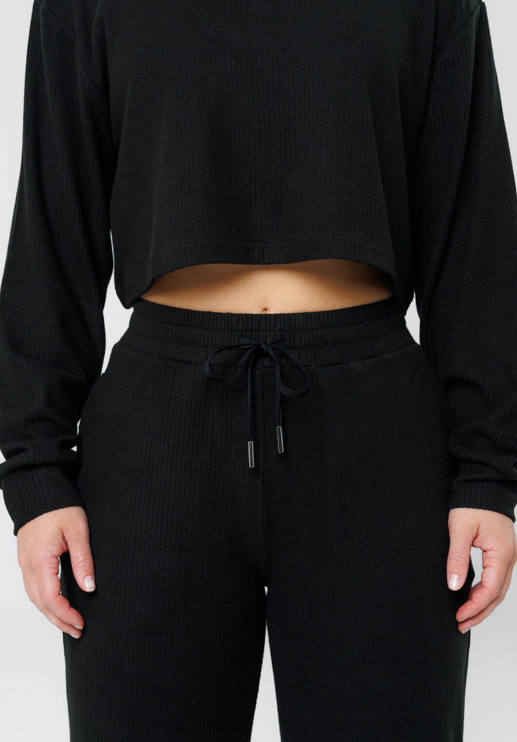 CozyRib™ Daydream Wide Leg Pant Black