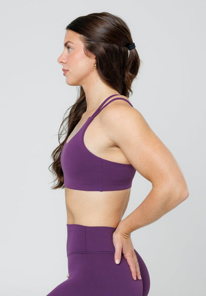 RecStretch™ Radiate Sports Bra Plum