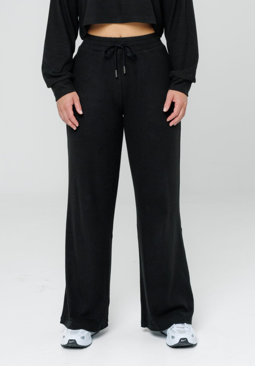 CozyRib™ Daydream Wide Leg Pant Black