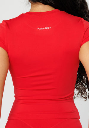 Reluna™ Full Length Short Sleeve Top Siren