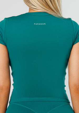 Reluna™ Full Length Short Sleeve Top Riviera