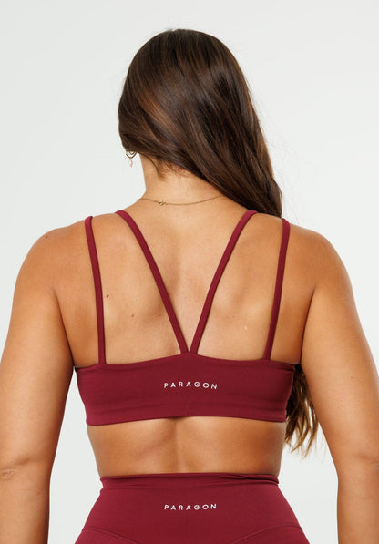 RecStretch Radiate Sports Bra Red Velvet