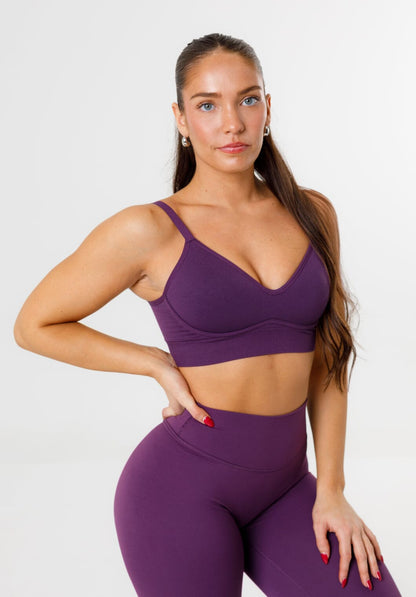 CurveFlex™ Bend SculptSupport™ Sports Bra Plum