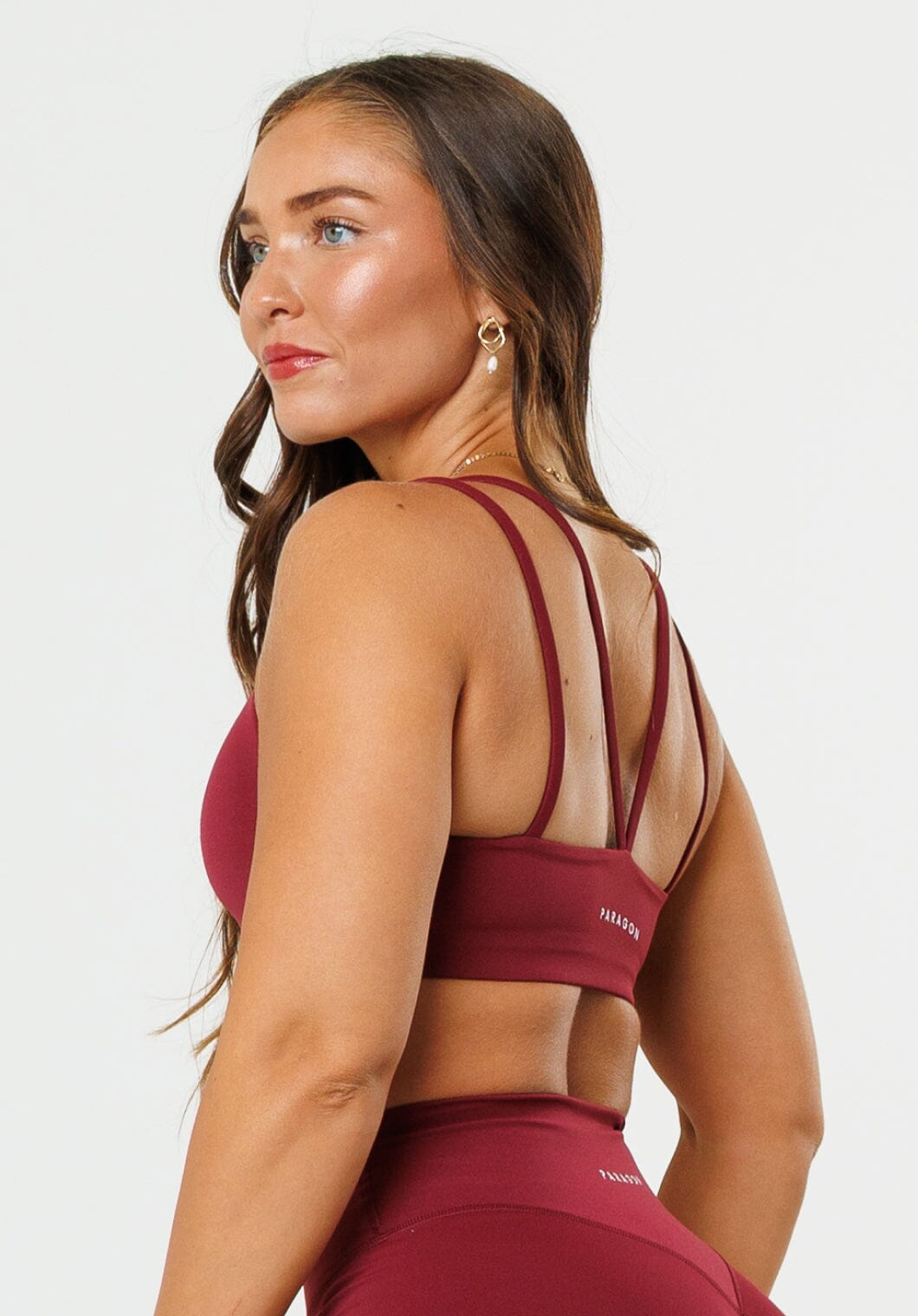 RecStretch Radiate Sports Bra Red Velvet