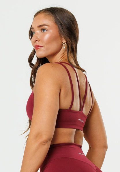 RecStretch Radiate Sports Bra Red Velvet