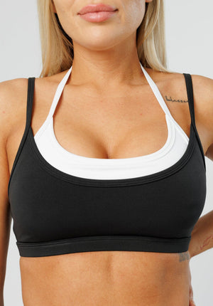 Reluna™ Double-Layer Sports Bra Black