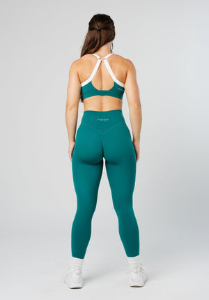 Reluna Contrast-Piping High-Rise Sculptseam® Plus Legging Riviera