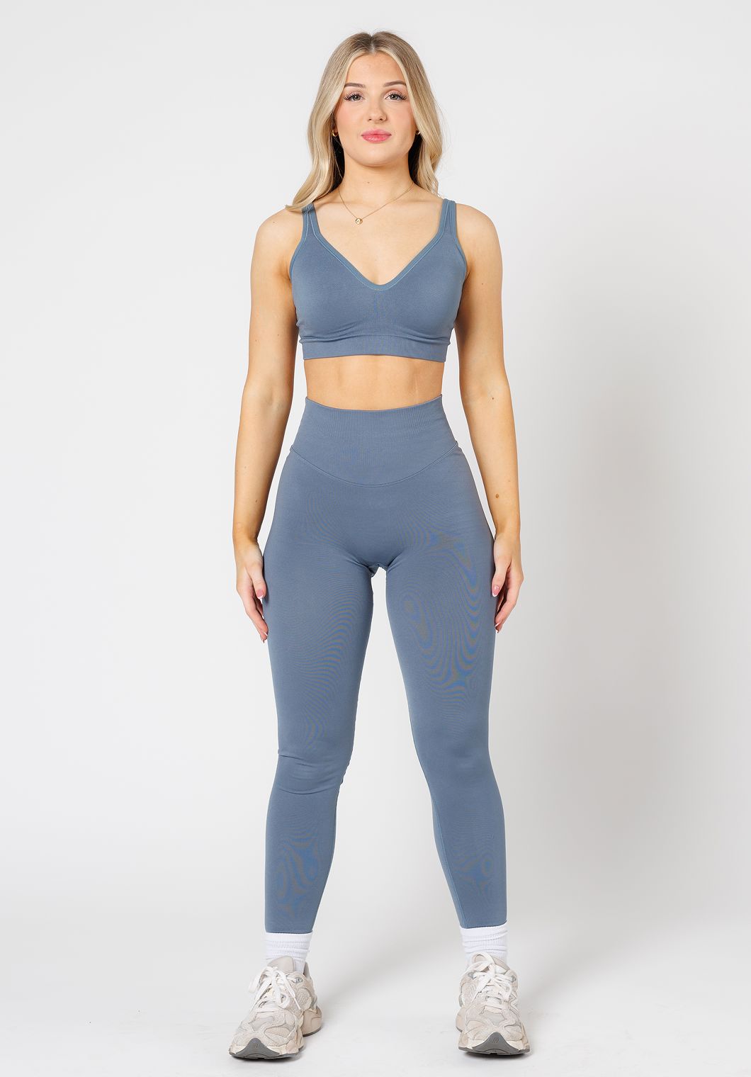 CurveFlex Hourglass High-Rise Sculptseam® Plus Seamless Legging Slate