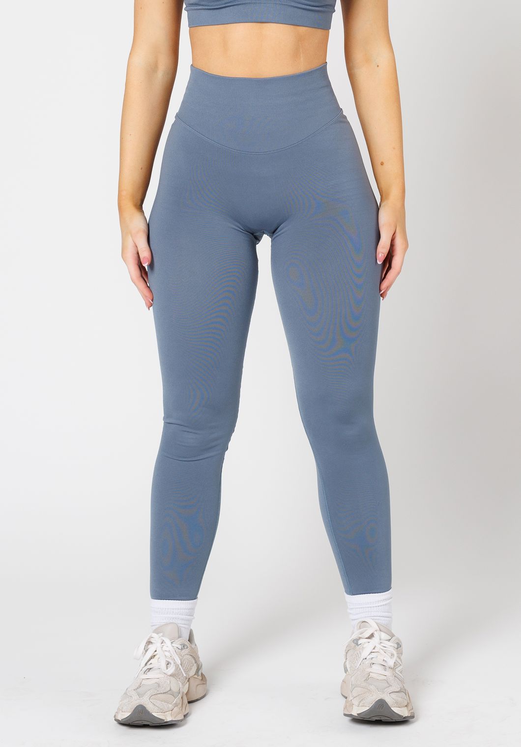 CurveFlex Hourglass High-Rise Sculptseam® Plus Seamless Legging Slate