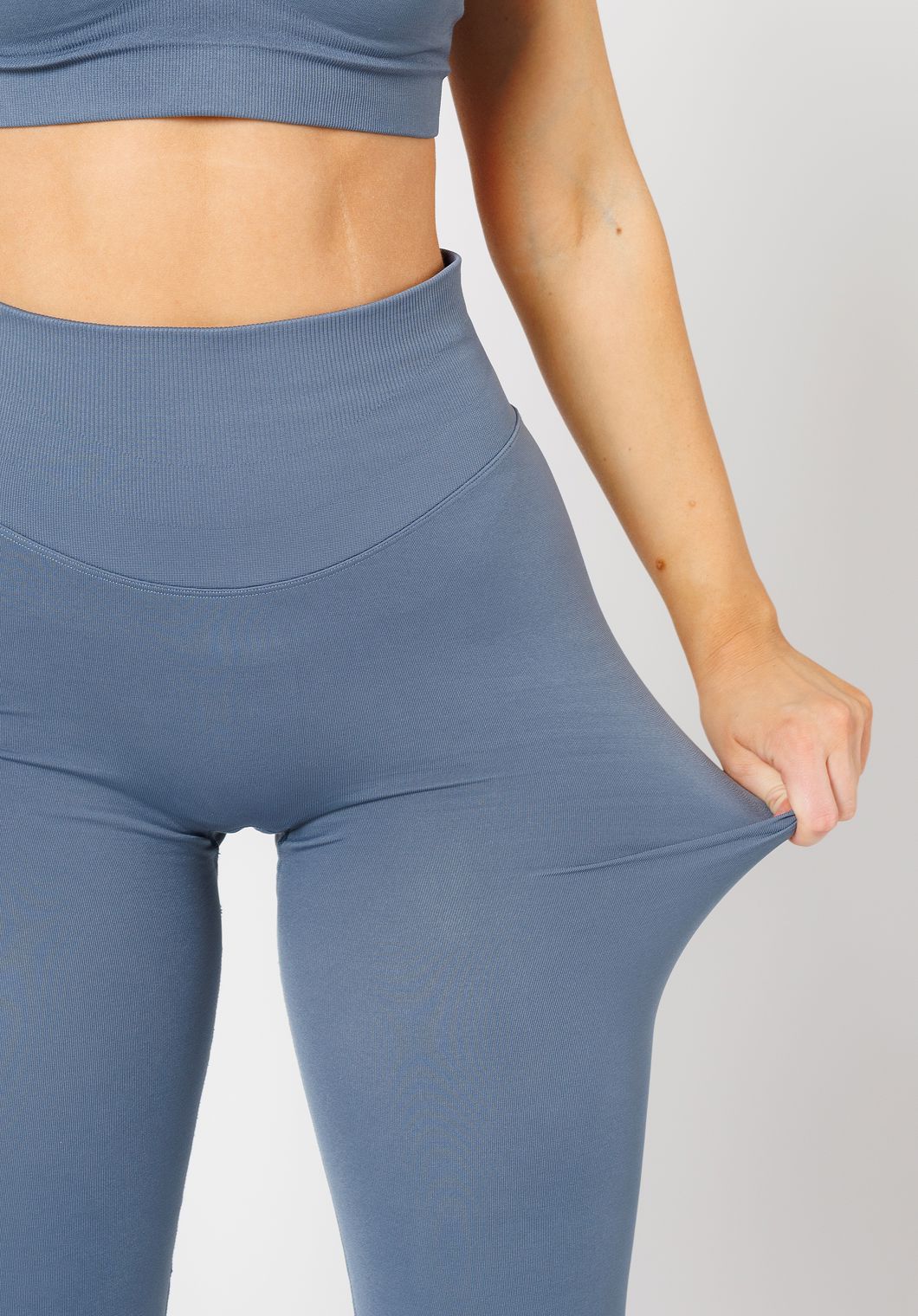 CurveFlex Hourglass High-Rise Sculptseam® Plus Seamless Legging Slate