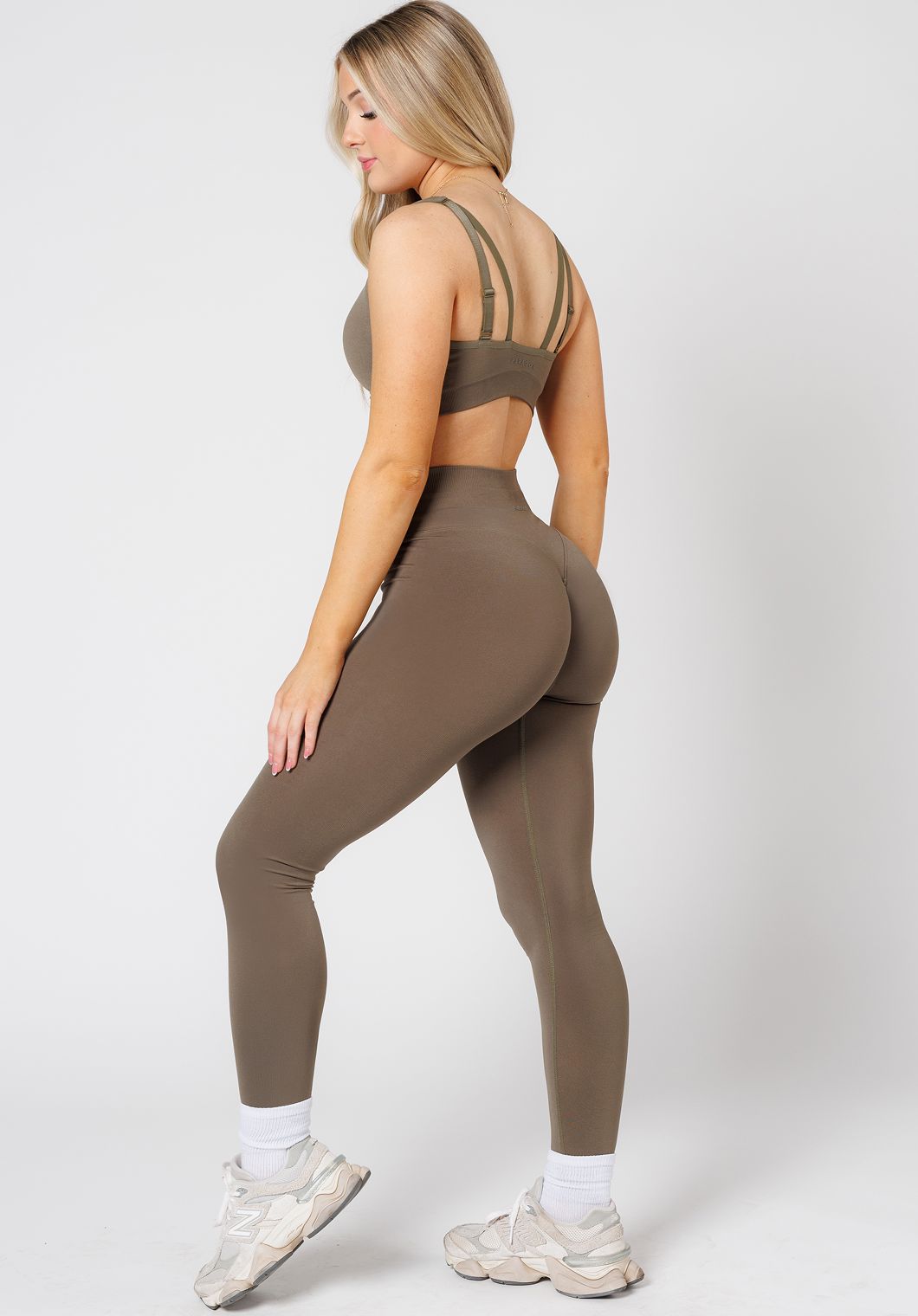 CurveFlex Hourglass High-Rise Sculptseam® Plus Seamless Legging Everglades