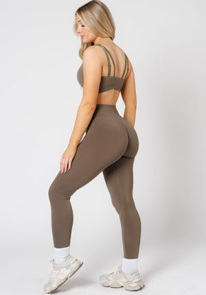 CurveFlex Hourglass High-Rise Sculptseam® Plus Seamless Legging Everglades