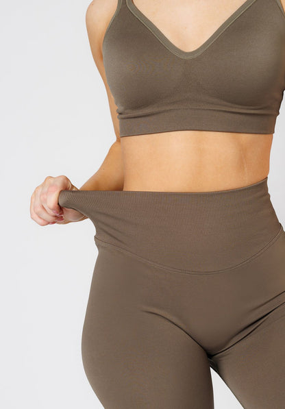 CurveFlex Hourglass High-Rise Sculptseam® Plus Seamless Legging Everglades