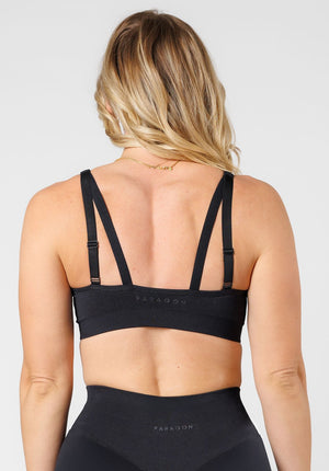 CurveFlex™ Seamless Form Sports Bra Black