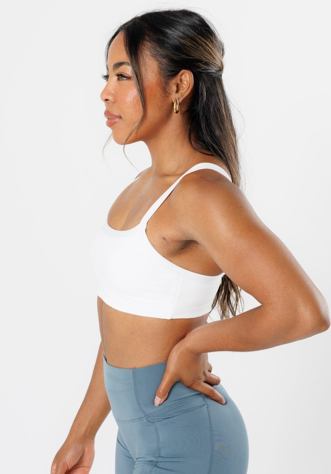 Reluna™ Multi-Fit Sports Bra White