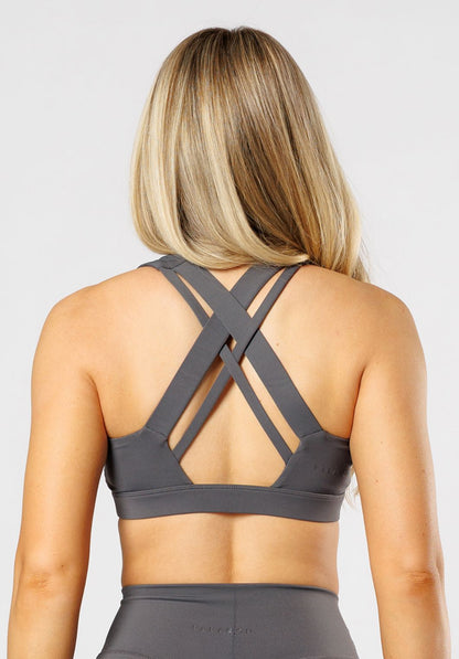 RecStretch™ Perform Sports Bra Carbon